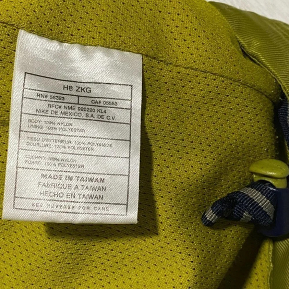 Vintage Nike 90s Anorak Windbreaker Rain Jacket Coat Size XL 1/2 Zip Pullover - Picture 10 of 16